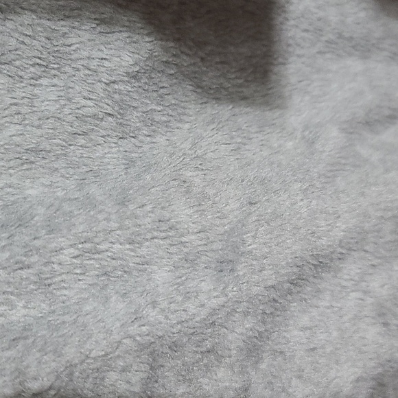 L.L.Bean Mens Flannel Shirt Blue/White Plaid Gray Fleece Lining Pocket M EUC - Picture 6 of 12